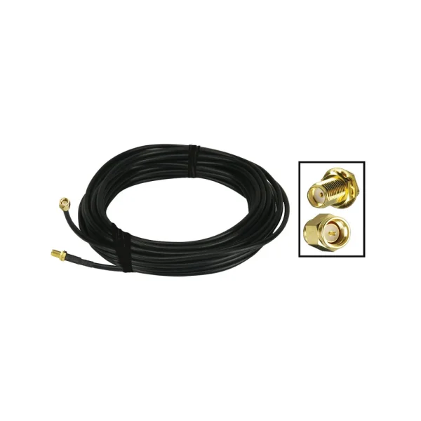 GPS Receiver Extension Lead, SMA M to F, 5m