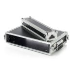 2U RACK WOODEN FLIGHT CASE