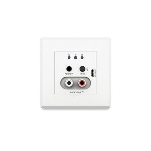 BLUETOOTH & ANALOG AUDIO DANTE WALL PLATE