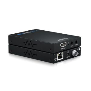 HDBASET 4K RECEIVER, BI-DIR IR/PoC, 10.2Gbps