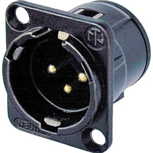 3-PIN ΜΑΥΡΟ ΑΡΣ.XLR ΒΑΣ.ΤΕΤΡ.