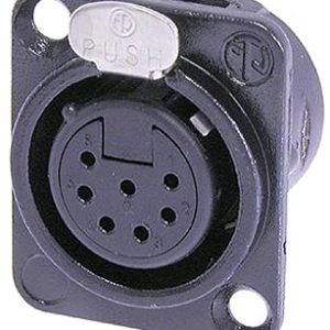 7-PIN NICKEL ΘΗΛ.XLR ΒΑΣ.ΤΕΤΡ.