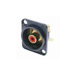 PHONO SOCKET IN D-SHAPE HOUSIN