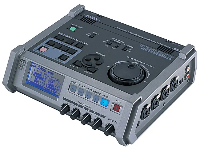 4-CH PORTABLE RECORDER/WAVE EDITOR