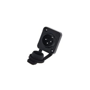 ΣΑΣΙ XLR 3PIN ΑΡΣΕΝΙΚΟ ΜΕ ΚΑΛΥΜΑ ΜΑΥΡΟ