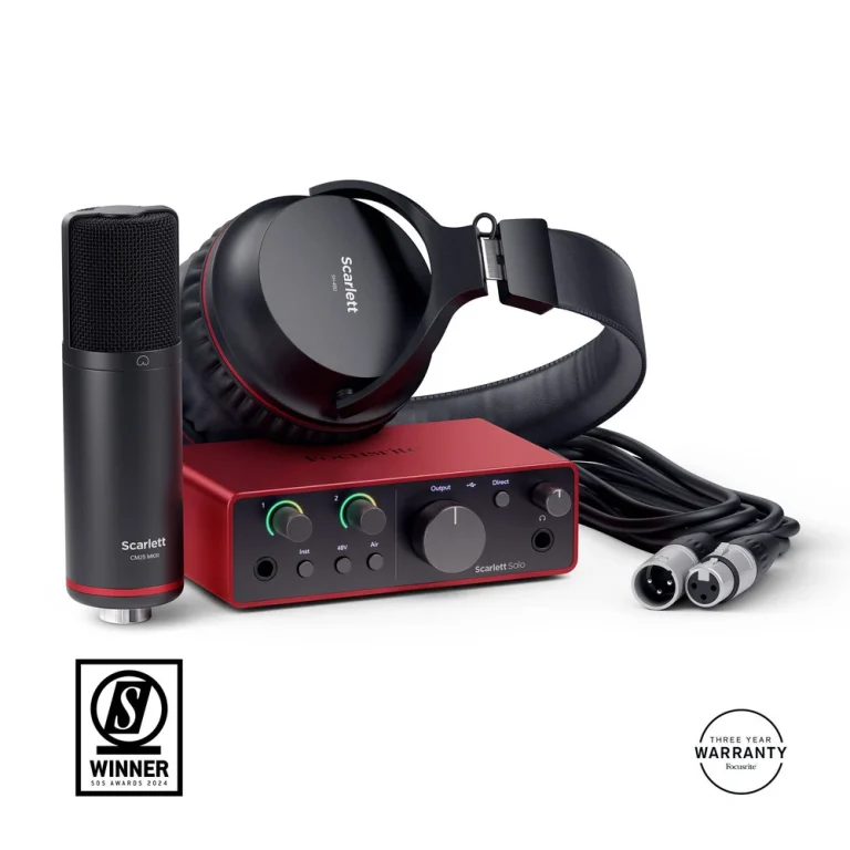 INTEGRATED RECORDING PACKAGE SOLO 4TH GEN+ MIC+HEADPHONES