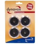 Dynavox Aluminum feet, set of 4 (206381) Silver
