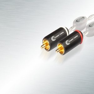 CrystalConnect Interconnect Ultra Diamond Phono with ground wire TAC-5 Str. or Ang. / RCA 1m (+0.5m add-on)